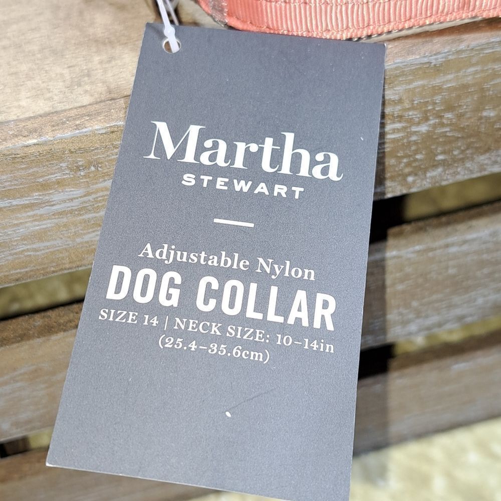 NWT Martha Stewart Dog Collar pet collar - Picture 8 of 9